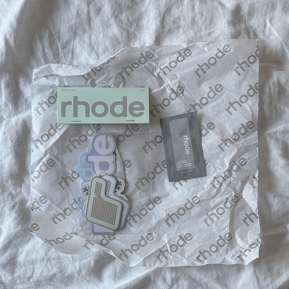 RHODE Sticker and Sample Winter Collection